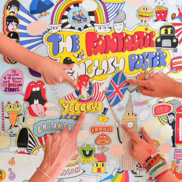 poster en stickers anglais