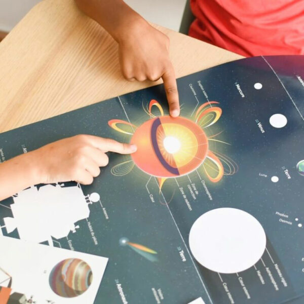 Affiche Apprendre système solaire