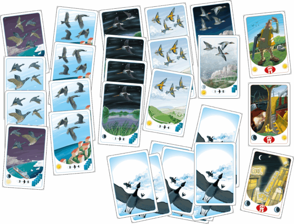 Cartes du jeu Migrato