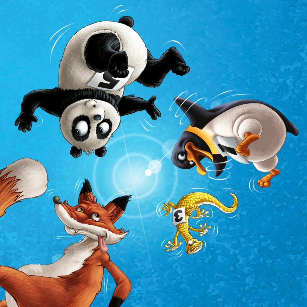 Illustrartion animaux jeu Poc!